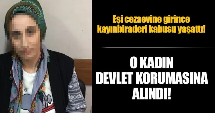 O kadın artık koruma altında