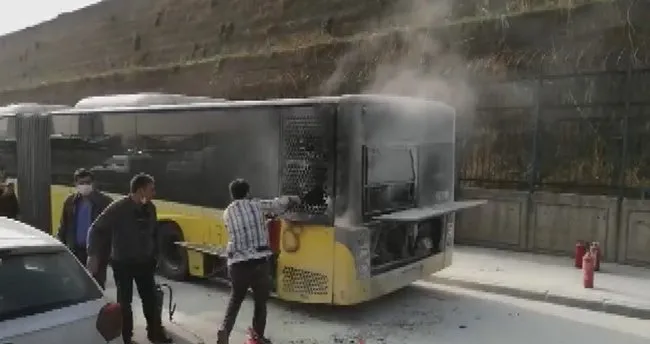 Istanbul Da Otobus Yangini Son Dakika Haberler