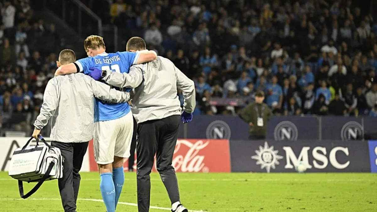 Kevin De Bruyne’den Napoli’ye kötü haber! Kevin De Bruyne’den Napoli’ye kötü haber!