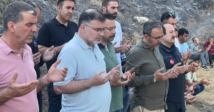 Kasapoğlu yangın bölgesinde