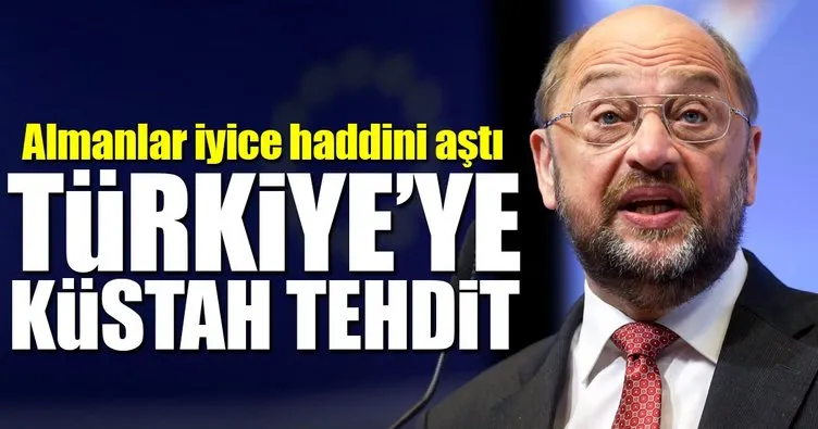Martin Schulz’tan Türkiye açıklaması