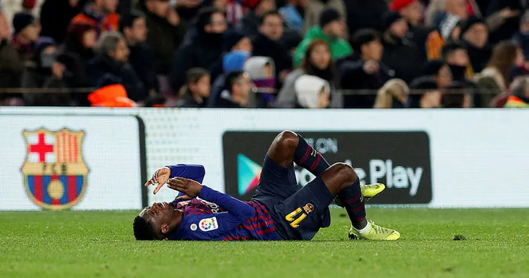 Dembele 15 gün sahalardan uzak kalacak