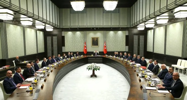 Cumhurbaşkanı Erdoğan başkanlığındaki Bakanlar Kurulu