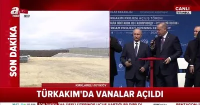 Cumhurbaşkanı Erdoğan ve Rusya Devlet Başkanı Putin, TürkAkım Projesi’nin vanasını böyle açtı!