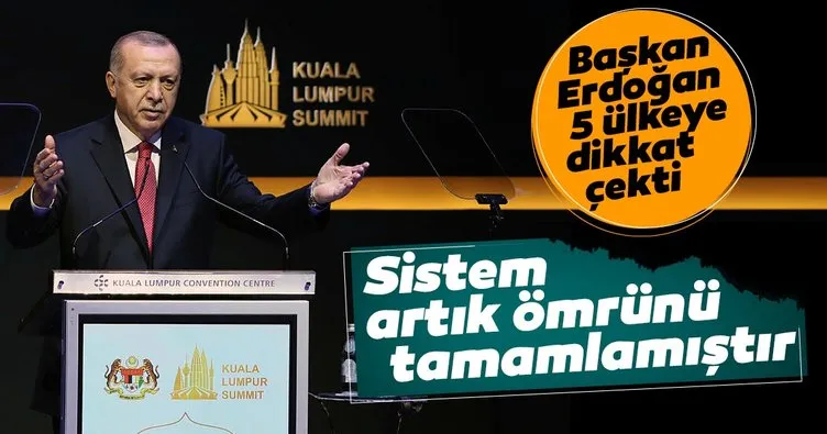 Başkan Erdoğan’dan Malezya’da önemli mesajlar