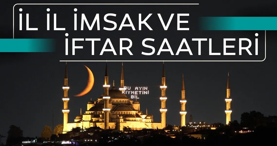 ramazan imsakiye ile sahur imsak vakti