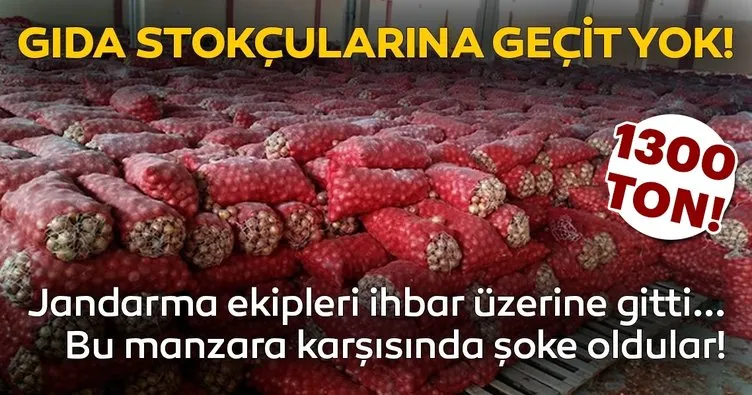 Ankara’da depodan stoklanmış bin 300 ton kuru soğan çıktı