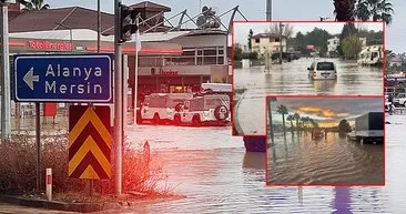 Antalya’da sağanak yağış sele neden oldu! Cadde ve sokaklar göle döndü: Mahsur kalan vatandaşları AFAD kurtardı