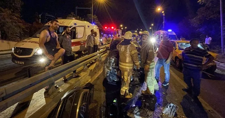 Beşiktaş’ta ters yöne giren otomobil dehşet saçtı! Çok sayıda yaralı var...
