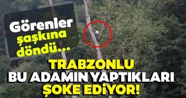 Trabzonlu bu adamı görenler şaşkına dönüyor! Yaptıkları şok etti…