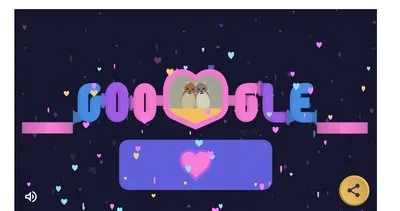 Sevgililer günü 2022 Google’da doodle oldu! Sevgililer Günü 2022 anlamı ne? İşte tarihçesi