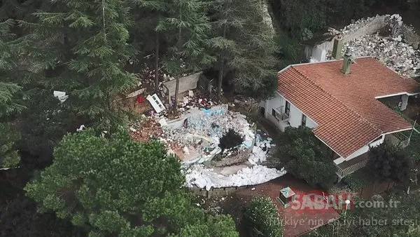 Adnan Oktar Örgütü'nün villasından son görüntüler