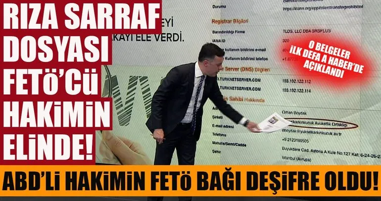 ABD'li hakimin FETÖ bağı deşifre oldu!