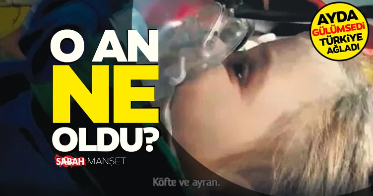 SON DAKİKA: İzmir depreminde Ayda kurtarıldığı an ne olduğunu anlattı: Ayda kurtulduğunda enkazdan çıkmış gibi değildi