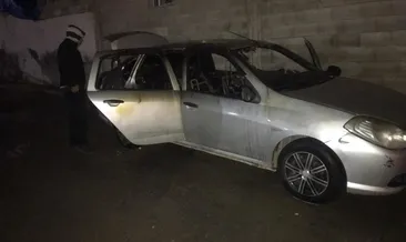 Muhtarı aracı kundaklandı