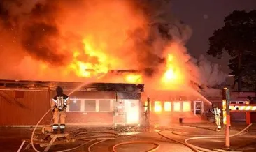 İsveç’te sığınmacıların kaldığı yurt yandı!