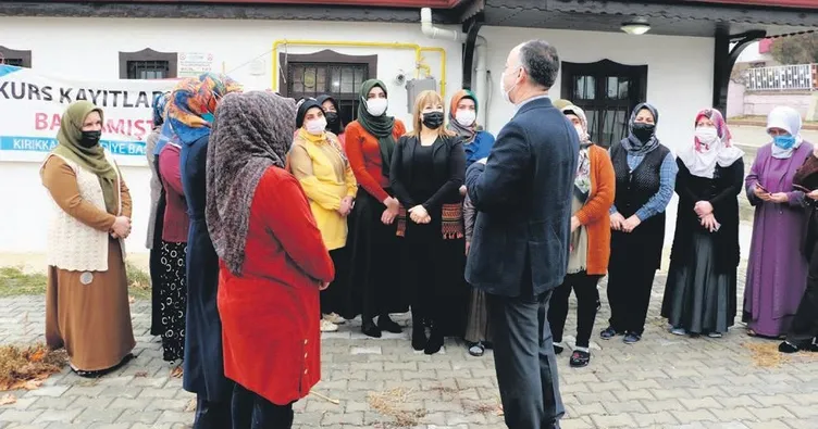 Kurslar ev kadınlarına gelır kapısı oldu