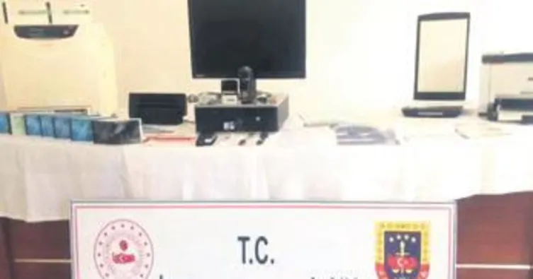 Sahte çek operasyonu