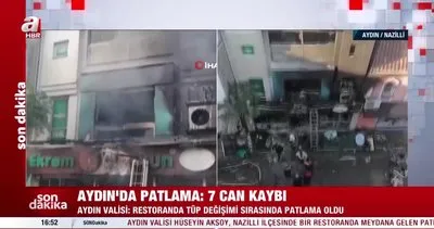 SON DAKİKA: Aydın’da restoranda patlama! Vali Aksoy: İlk belirlemelere göre 7 kişi hayatını kaybetti | Video