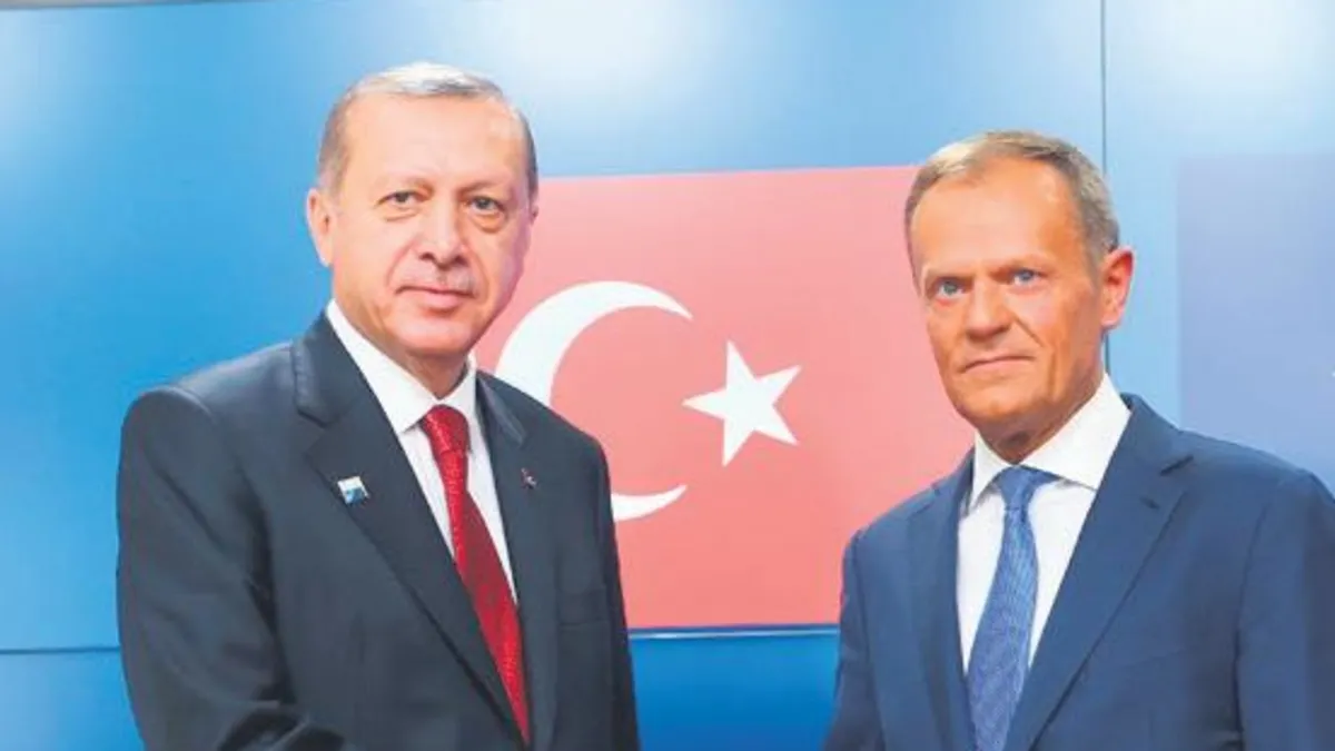 AB Konseyi Dönem Başkanı Polonya’nın lideri Donald Tusk bugün Türkiye’de AB Konseyi Dönem Başkanı Polonya’nın lideri Donald Tusk bugün Türkiye’de