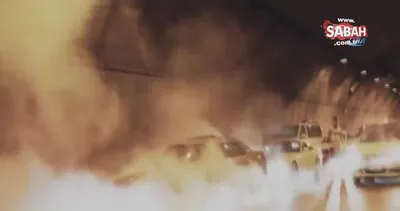 İstanbul’da tüneli kapatan lüks otomobilli magandalar terör estirdi