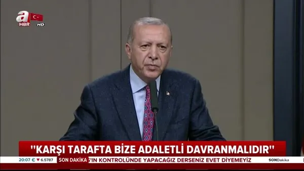 Başkan Erdoğan'dan S-400 açıklaması ve Doğu Akdeniz mesajı