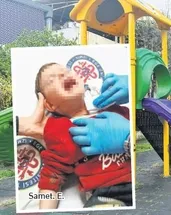 Çocuk parkında dehşeti yaşattı