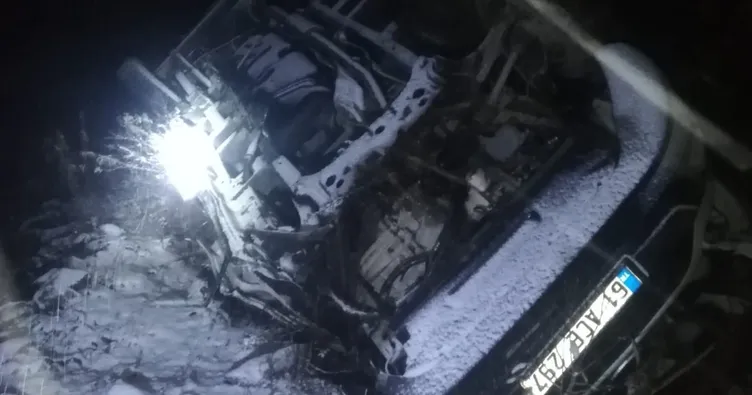 Trabzon’da trafik kazası: 9 yaralı