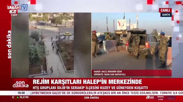 Rejim karşıtları Halep’in merkezinde | Canlı Yayın