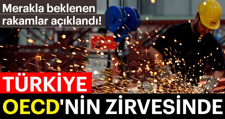 Türkiye büyümede OECD’nin zirvesinde