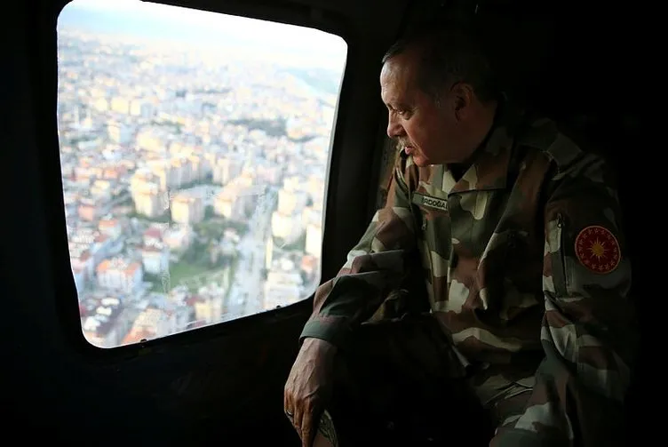 Cumhurbaşkanı Erdoğan sınır karakolunda