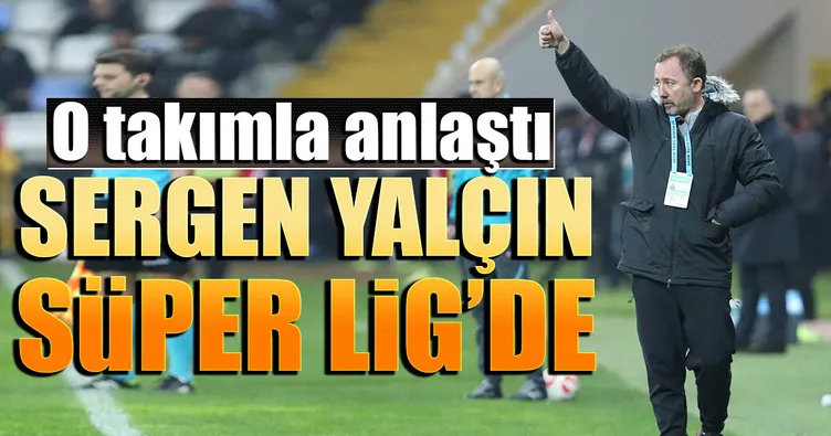 Konyaspor Sergen Yalçın ile anlaştı