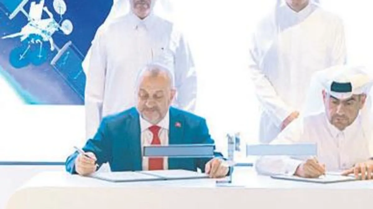 Türkiye ve Katar arasında imzalanan uydu teknolojileri iş birliği anlaşması