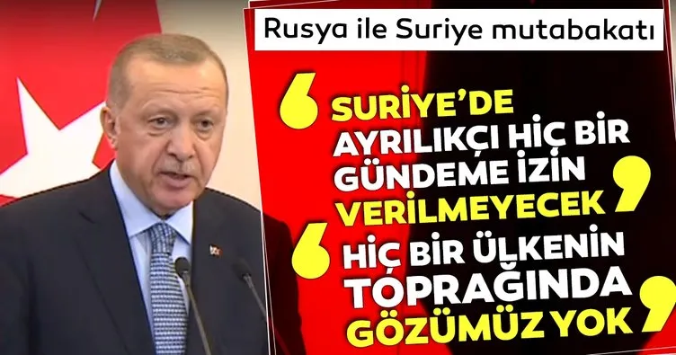 Son dakika: Putin ile görüşen Başkan Erdoğan’dan Soçi’de flaş Suriye açıklamaları