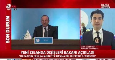 Dışişleri Bakanı ve İİT İcra Komitesi Başkanı Mevlüt Çavuşoğlu ve Yeni Zelanda Dışişleri Bakanı’nda açıklamalar
