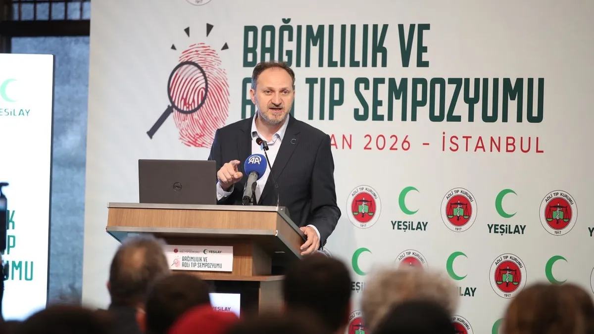 İstanbul'da 'Bağımlılık ve Adli Tıp' sempozyumu düzenlendi