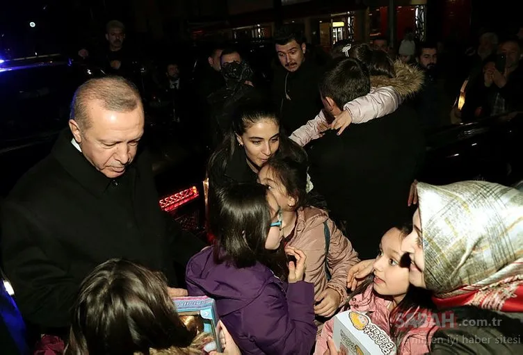 Başkan Erdoğan hemen konvoyu durdurdu ve...