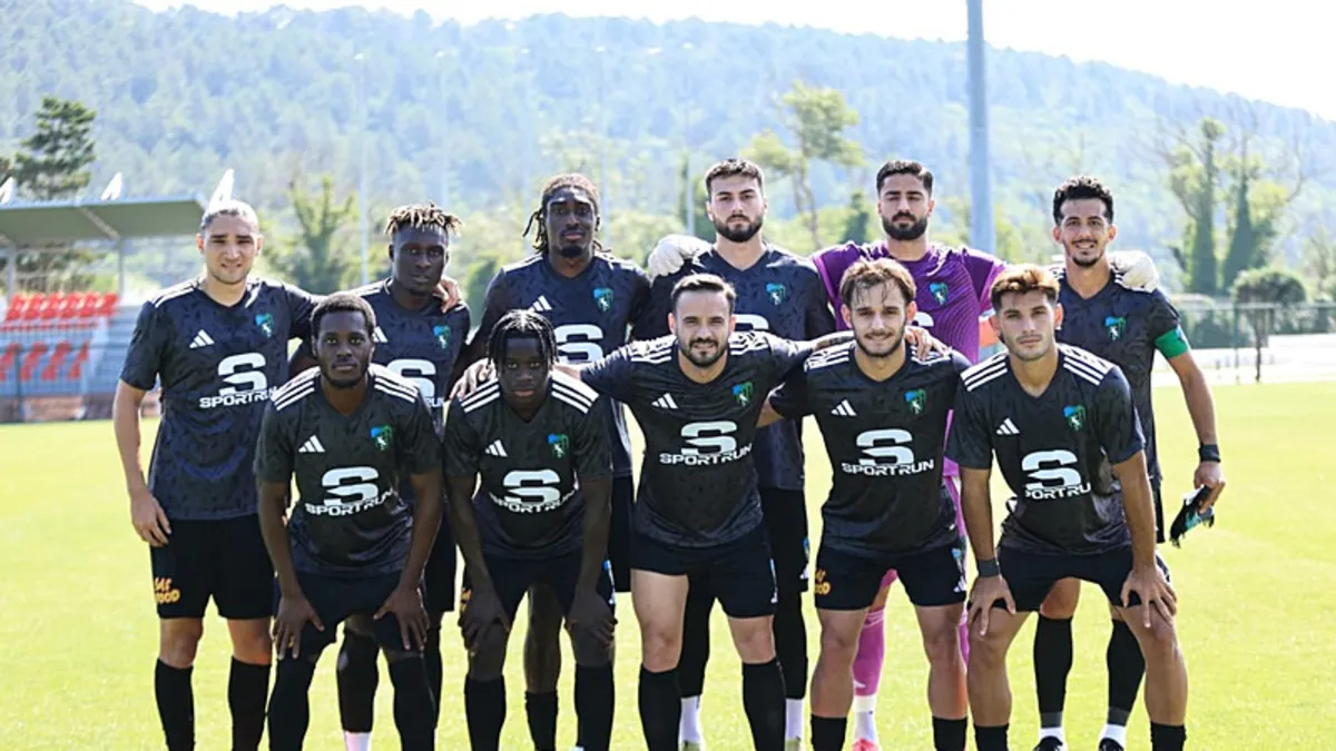 Kocaelispor, Riva kampını hazırlık maçıyla noktaladı! Kocaelispor, Riva kampını hazırlık maçıyla noktaladı!