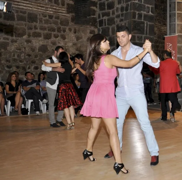 Diyarbakır’da tango keyfi