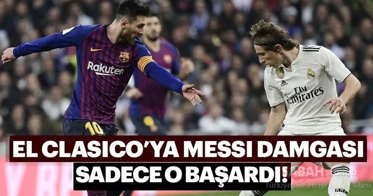 Real Madrid-Barcelona rekabetine Lionel Messi damgası! Sadece o başardı