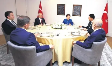 Altılı masayı sarsan istifa