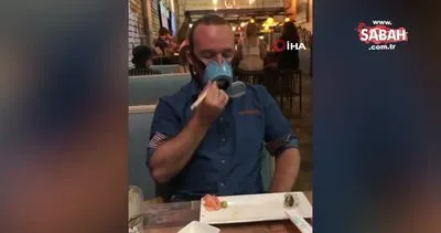 Yemek yerken bile çıkarılmayan ’otomatik maske’ üretildi | Video