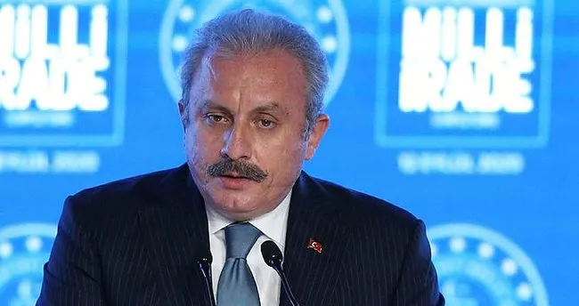 meclis baskani mustafa sentop tan