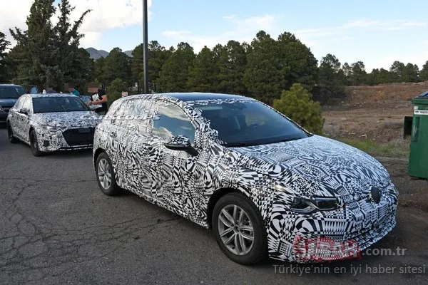 2020 Volkswagen Golf işte böyle görünüyor! Yeni Golf'ün iç kısmına ait casus fotoğraflar yayınlandı