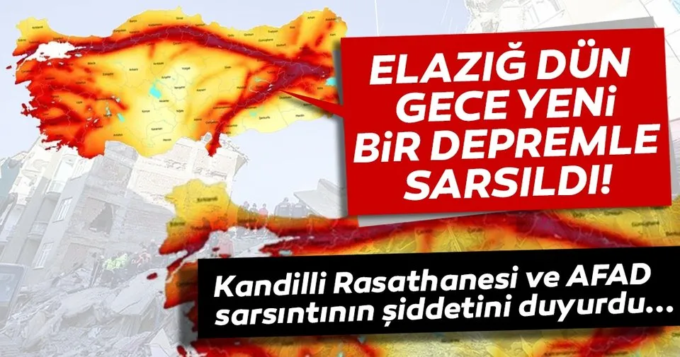 Son Dakika Haberi Elazig Da Pes Pese Deprem Kandilli Rasathanesi Ve Afad Son Depremler Siddetini Boyle Duyurdu Son Dakika Haberler