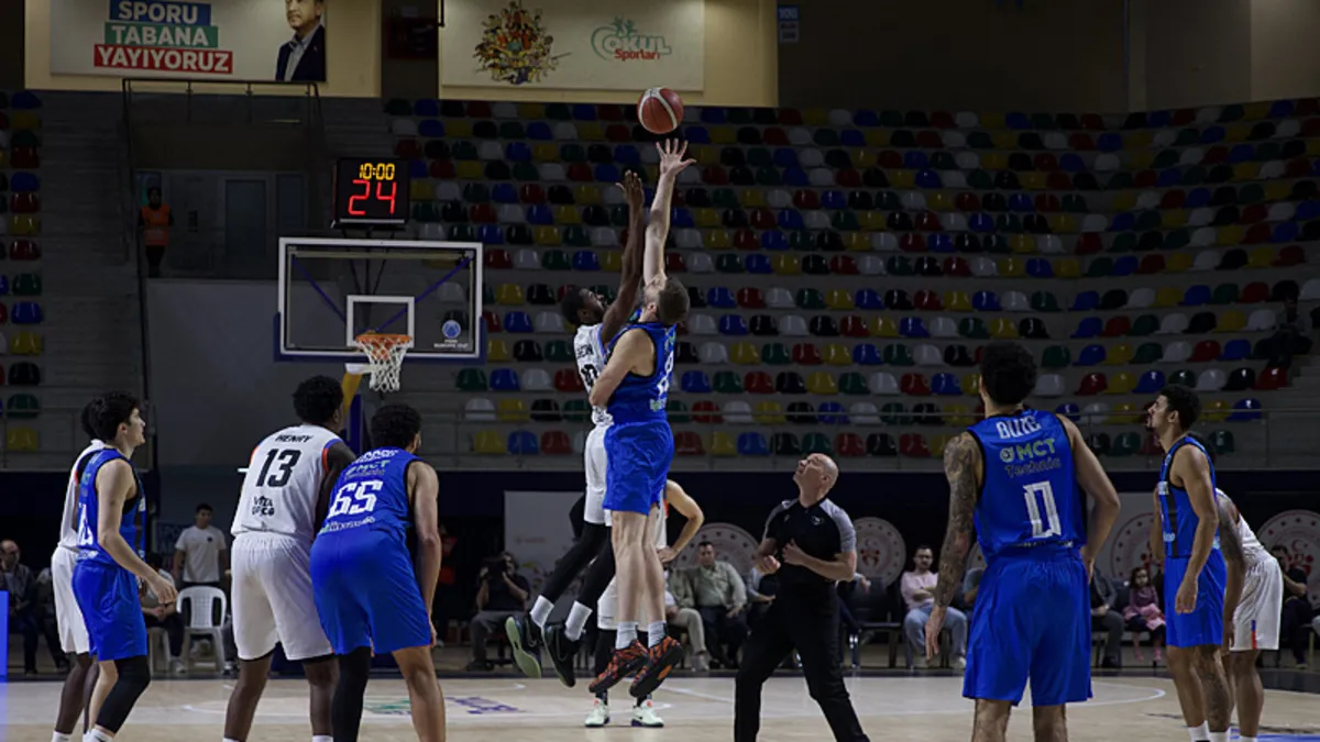 Biotekno Körfez Basket, Manchester'ı farklı geçti