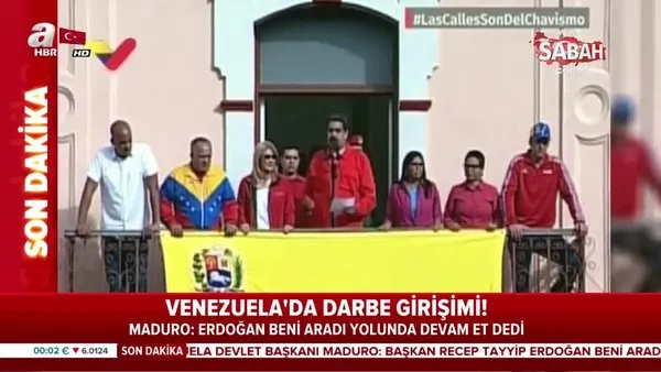 Başkan Erdoğan'dan Maduro'ya destek telefonu