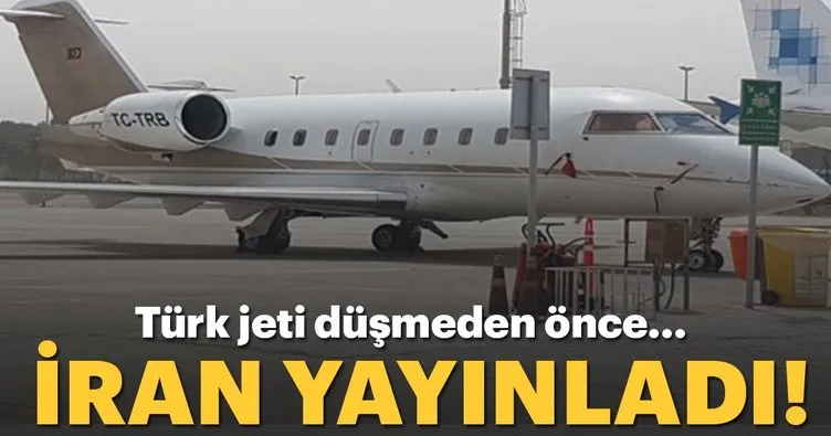 İran’da düşen Türk iş jetinin son fotoğrafı