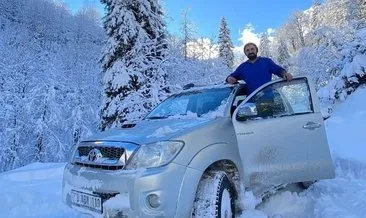 Rize’li vatandaşın yaylada karşılaştığı ayı ile diyaloğu sosyal medyada büyük ilgi gördü: Git yat, kar yağdı, gezme buralarda #rize
