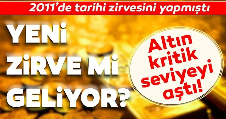 SON DAKİKA! Altın fiyatları kritik seviyeyi aştı! Altın fiyatlarına yeni tarihi zirve mi geliyor? Uzman isimlerden altın fiyatları yorum ve analizleri geldi!